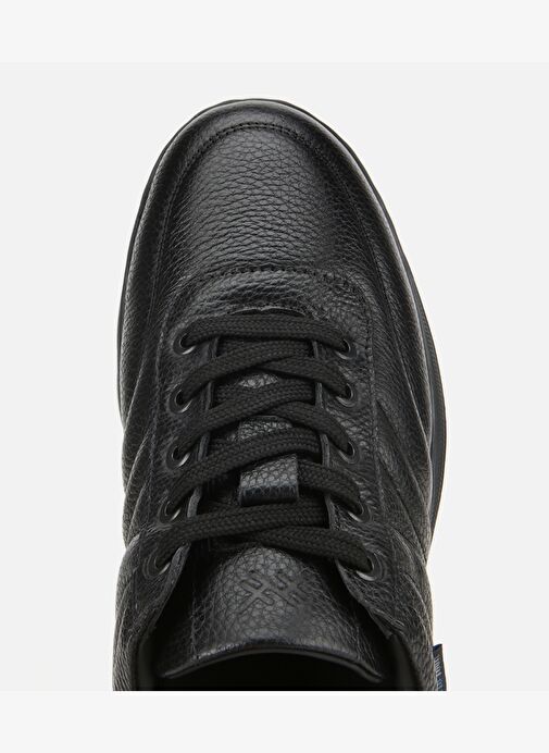 Erkek Deri Siyah Rahat Günlük Ayakkabı 02AYH311430A100 - Görsel 6