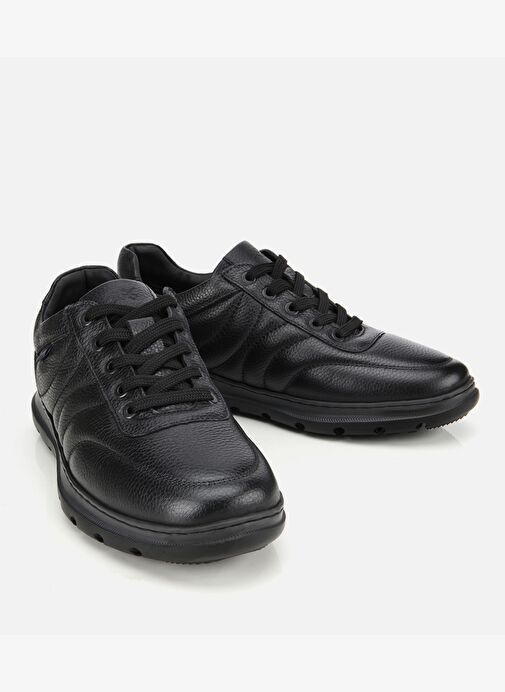 Erkek Deri Siyah Rahat Günlük Ayakkabı 02AYH311430A100 - Görsel 3