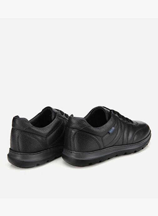 Erkek Deri Siyah Rahat Günlük Ayakkabı 02AYH311430A100 - Görsel 5