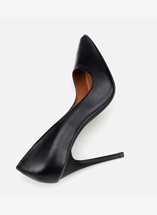 Kadın Deri Siyah Stiletto 01AYH304170A100 - Görsel 6