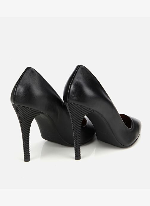 Kadın Deri Siyah Stiletto 01AYH304170A100 - Görsel 7