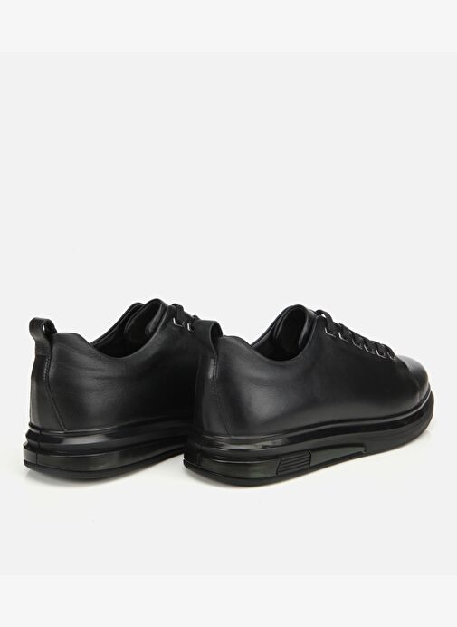 Erkek Deri Siyah Günlük Ayakkabı 02AYH311560A100 - Görsel 6