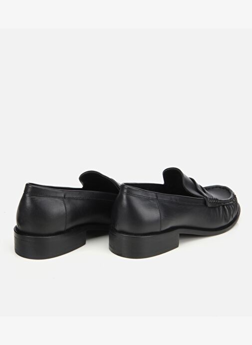 Kadın Deri Siyah Günlük Loafer 01AYH311570A100 - Görsel 7
