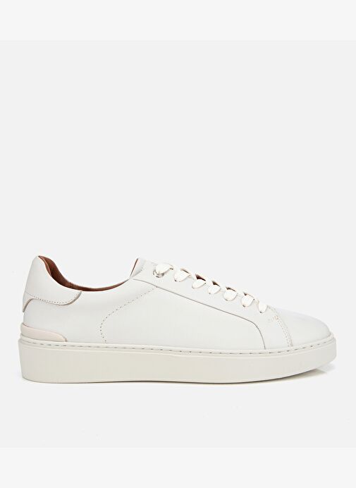 Erkek Deri Beyaz Günlük Ayakkabı 02AYH311770A900 - Görsel 2