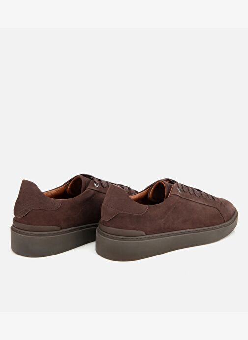 Erkek Nubuk Deri Kahverengi Günlük Ayakkabı 02AYH311780A480 - Görsel 5