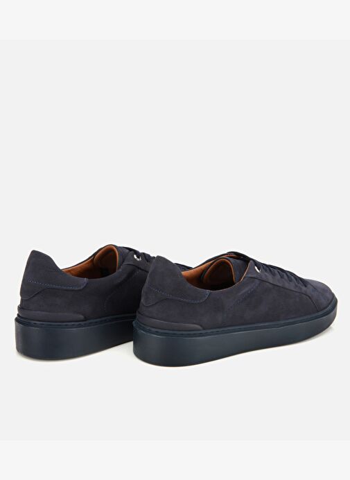 Erkek Nubuk Deri Lacivert Günlük Ayakkabı 02AYH311780A680 - Görsel 5