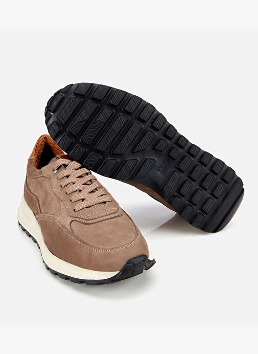 Erkek Deri Vizon Spor Ayakkabı 02AYH311820A450 - Görsel 7