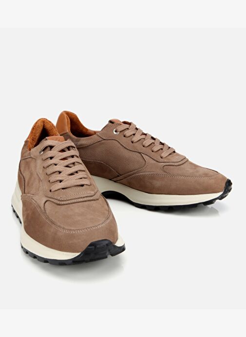 Erkek Deri Vizon Spor Ayakkabı 02AYH311820A450 - Görsel 3