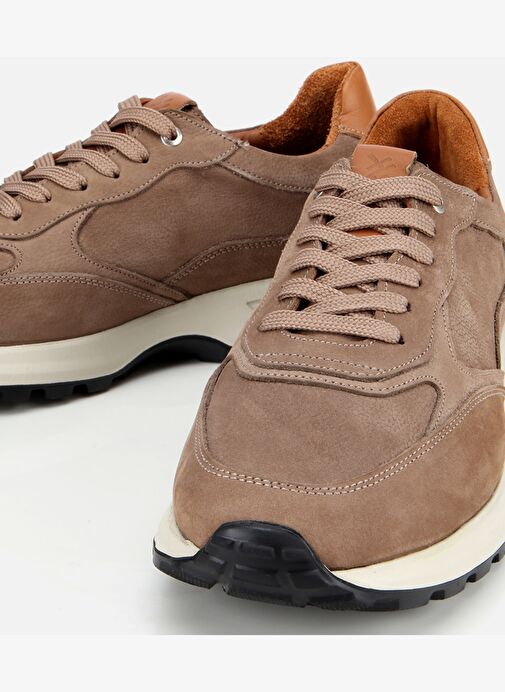 Erkek Deri Vizon Spor Ayakkabı 02AYH311820A450 - Görsel 4