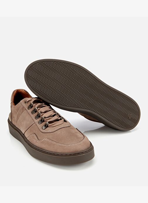 Erkek Nubuk Deri Vizon Günlük Ayakkabı 02AYH311830A450 - Görsel 7