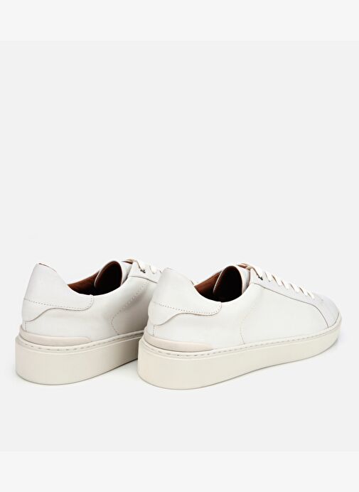 Erkek Deri Beyaz Günlük Ayakkabı 02AYH311790A900 - Görsel 5