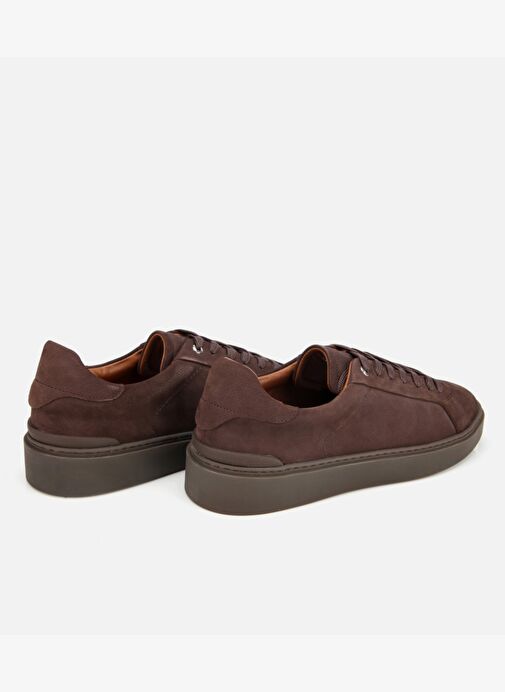 Erkek Nubuk Deri Kahverengi Günlük Ayakkabı 02AYH311800A480 - Görsel 5