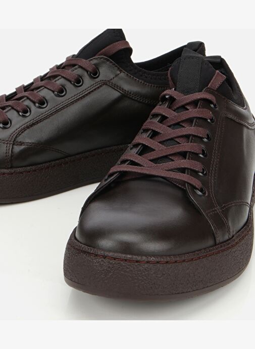 Erkek Deri Kahverengi Yumuşak Dokulu Günlük Ayakkabı 02AYH311860A480 - Görsel 4