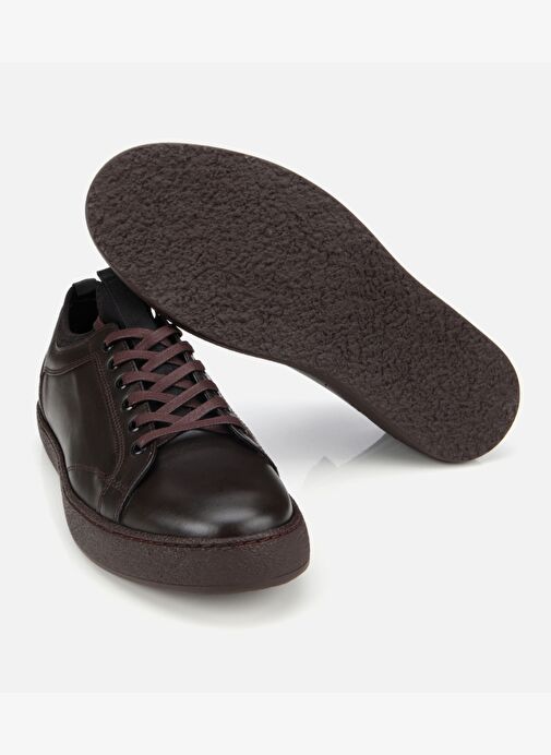 Erkek Deri Kahverengi Yumuşak Dokulu Günlük Ayakkabı 02AYH311860A480 - Görsel 7