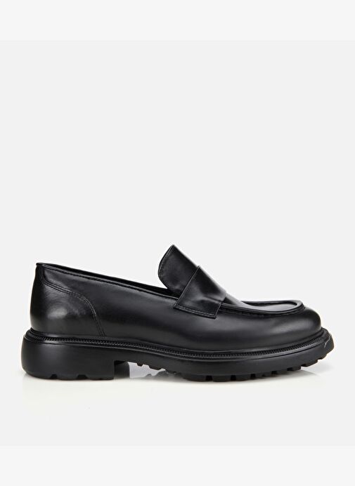 Erkek Deri Siyah Yumuşak Dokulu Klasik Loafer 02AYH311880A100 - Görsel 2