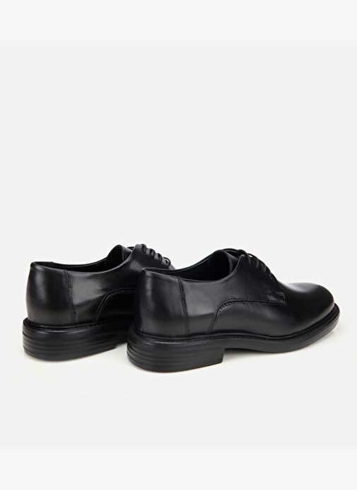 Erkek Deri Siyah Rahat Tabanlı Klasik Ayakkabı 02AYH311890A100 - Görsel 5