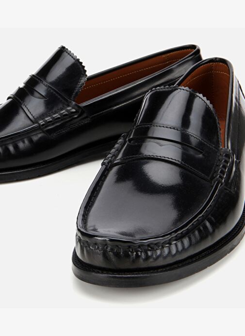 Erkek Açma Deri Siyah Klasik Loafer 02AYH312110A100 - Görsel 4