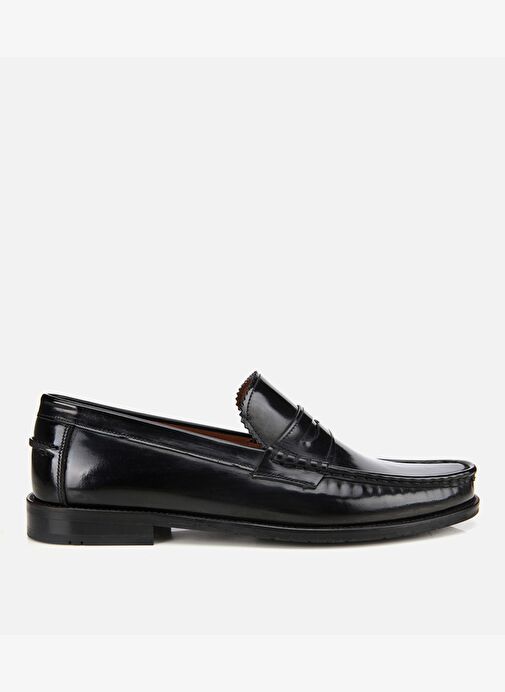 Erkek Açma Deri Siyah Klasik Loafer 02AYH312110A100 - Görsel 2