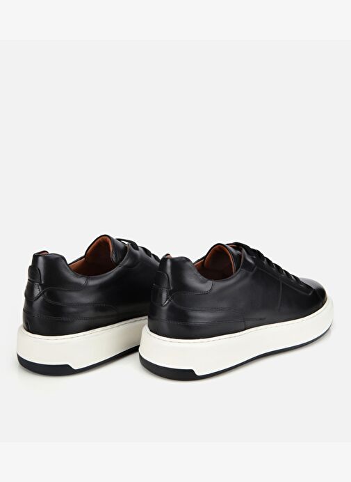 Erkek Deri Siyah Yumuşak Dokulu Günlük Ayakkabı 02AYH312120A100 - Görsel 5