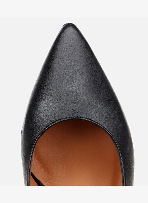 Kadın Deri Siyah Esnek Tabanlı İnce Topuklu Stiletto 01AYH312480A100 - Görsel 6