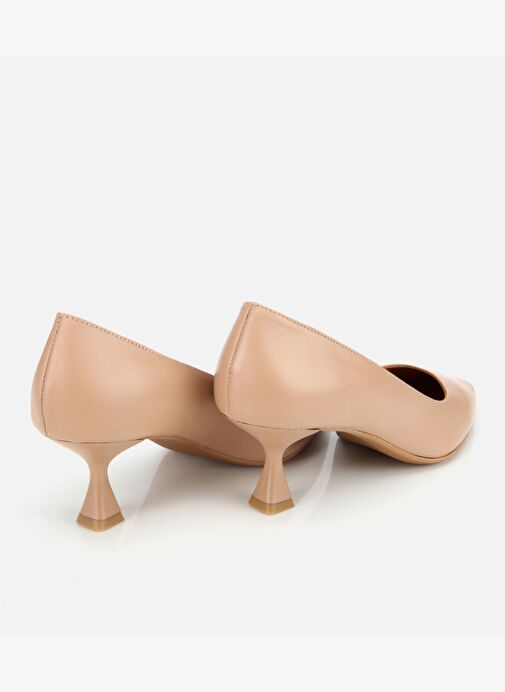 Kadın Deri Bej Esnek Tabanlı Stiletto 01AYH312480A330 - Görsel 5