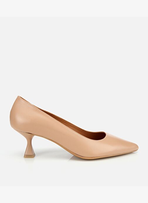Kadın Deri Bej Esnek Tabanlı Stiletto 01AYH312480A330 - Görsel 2