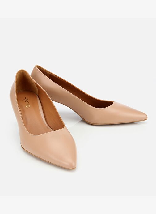 Kadın Deri Bej Esnek Tabanlı Stiletto 01AYH312480A330 - Görsel 3