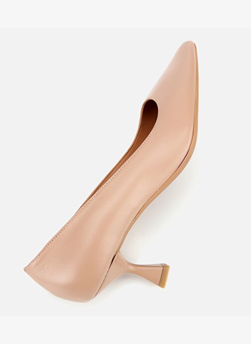 Kadın Deri Bej Esnek Tabanlı Stiletto 01AYH312480A330 - Görsel 7