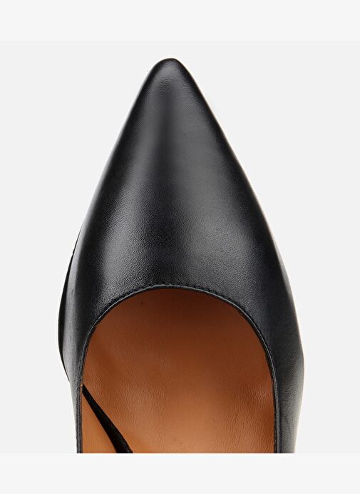 Kadın Deri Siyah Esnek Tabanlı İnce Topuklu Stiletto 01AYH312510A100 - Görsel 6