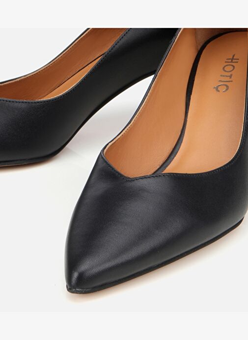 Kadın Deri Siyah İnce Topuklu Stiletto 01AYH312520A100 - Görsel 3
