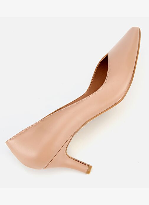 Kadın Deri Bej İnce Topuklu Stiletto 01AYH312520A330 - Görsel 7