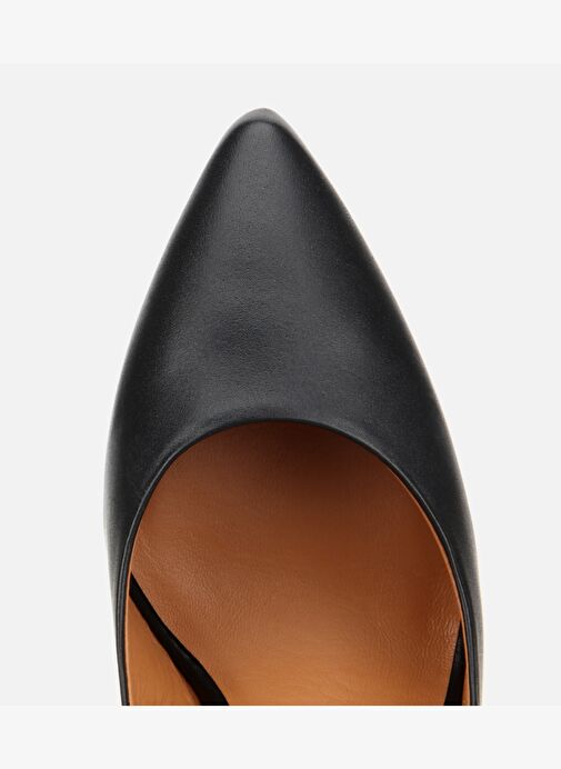 Kadın Deri Siyah Yüksek Topuklu Stiletto 01AYH312530A100 - Görsel 6