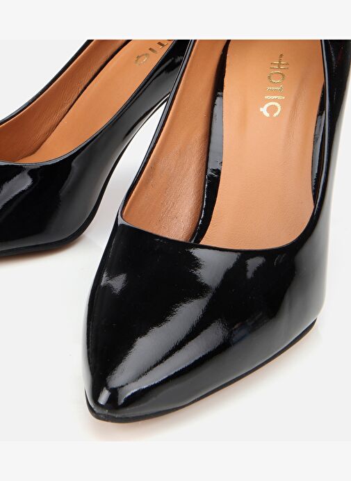 Kadın Rugan Deri Siyah Stiletto 01AYH312550A100 - Görsel 4