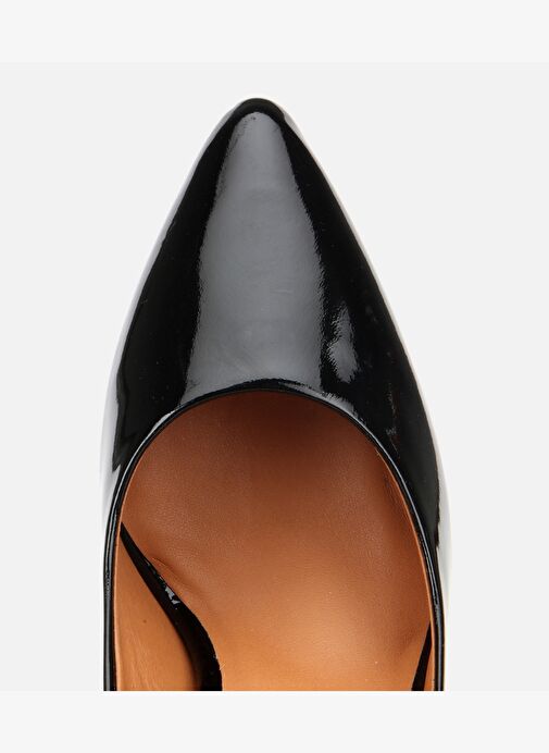 Kadın Rugan Deri Siyah Stiletto 01AYH312550A100 - Görsel 6