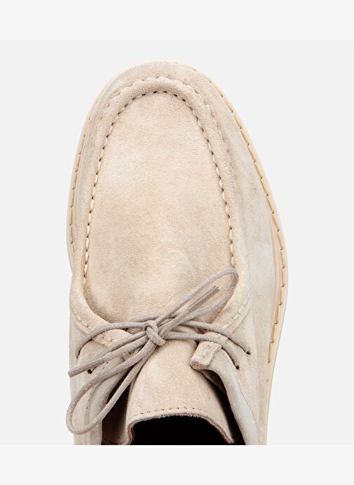 Erkek Süet Deri Bej Hafif Tabanlı Günlük Ayakkabı 02AYH313500A310 - Görsel 6