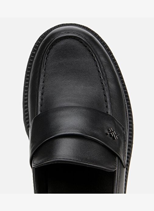 Kadın Deri Siyah Yumuşak Dokulu Günlük Loafer 01AYH313620A100 - Görsel 6