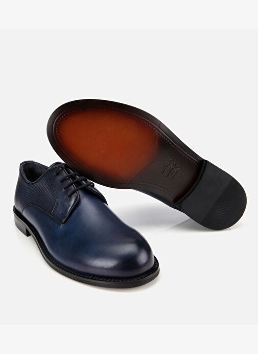 Erkek Deri Lacivert Klasik Ayakkabı 02AYH313780A680 - Görsel 7