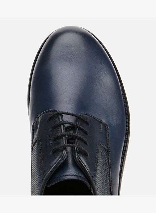 Erkek Deri Lacivert Klasik Ayakkabı 02AYH313780A680 - Görsel 6