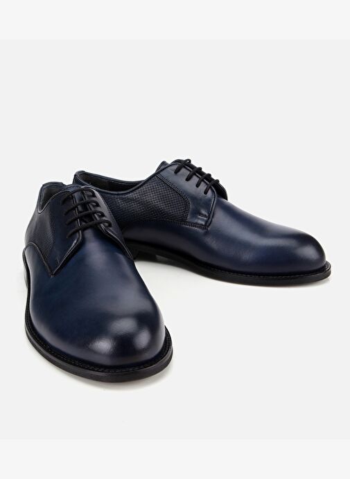 Erkek Deri Lacivert Klasik Ayakkabı 02AYH313780A680 - Görsel 3