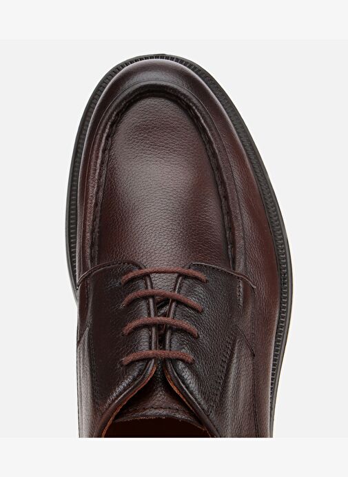 Erkek Deri Kahverengi Yumuşak Dokulu Klasik Ayakkabı 02AYH313860A480 - Görsel 6