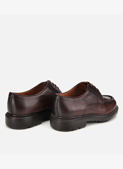 Erkek Deri Kahverengi Yumuşak Dokulu Klasik Ayakkabı 02AYH313860A480 - Görsel 5