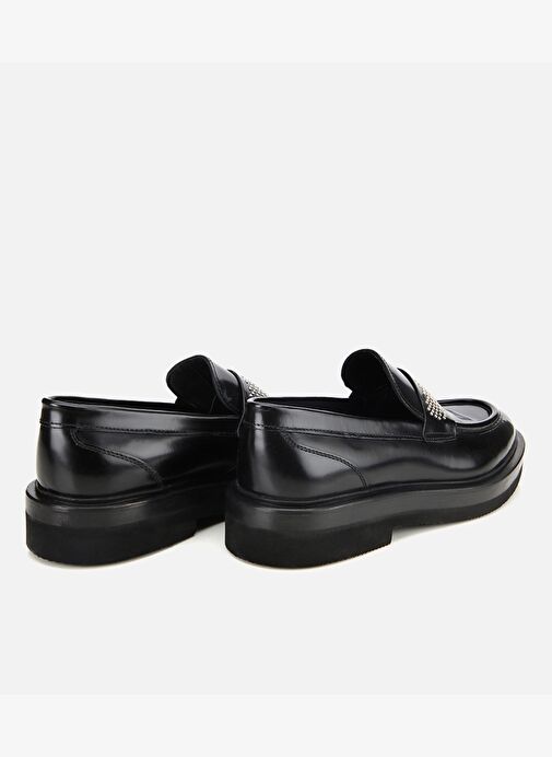 Erkek Açma Deri Taşlı Klasik Loafer 02AYH313890A100 - Görsel 5