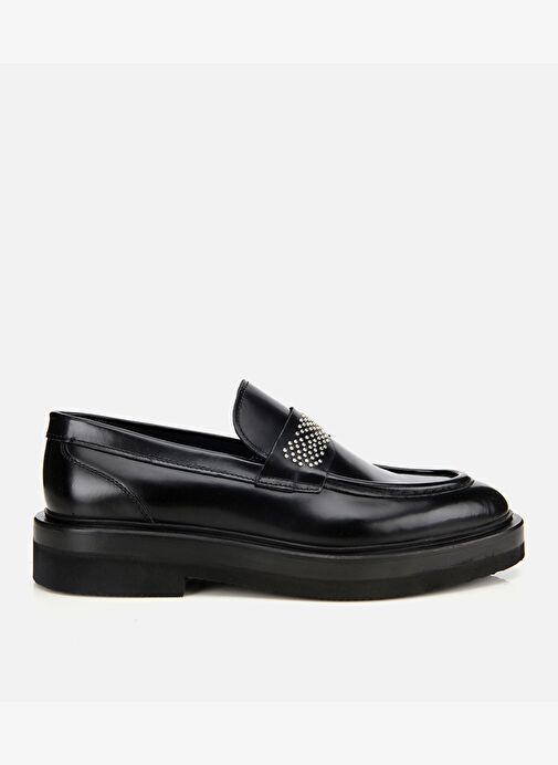 Erkek Açma Deri Taşlı Klasik Loafer 02AYH313890A100 - Görsel 2