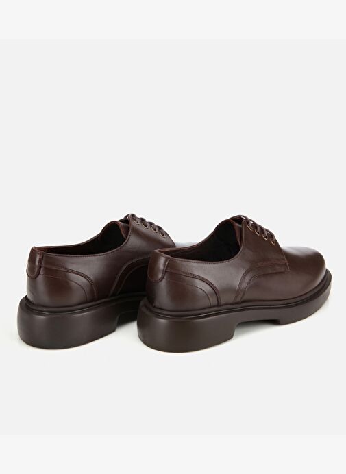 Erkek Deri Kahverengi Bağcıklı Günlük Ayakkabı 02AYH311840A480 - Görsel 5
