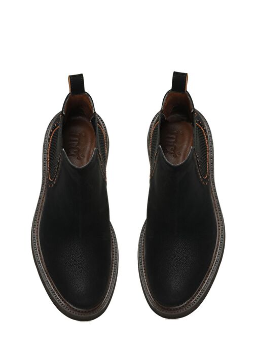 INCI SEYO 3PR Siyah Erkek Klasik Bot - Görsel 5