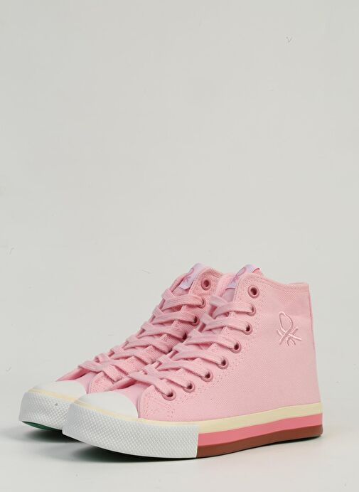 Benetton Pembe Kadın Spor Ayakkabı - Görsel 3