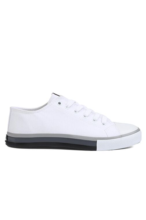 Benetton® | BN-90191 - Beyaz - Erkek Spor Ayakkabı - Görsel 2