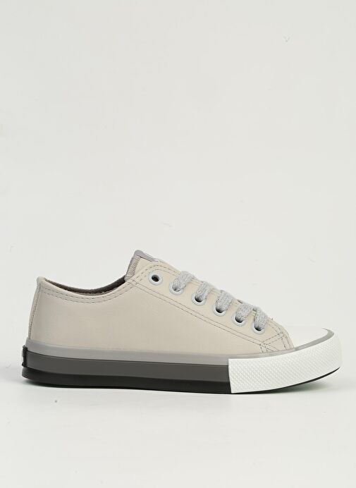 Benetton Gri Kadın Spor Ayakkabı BN-30725 - Görsel 2