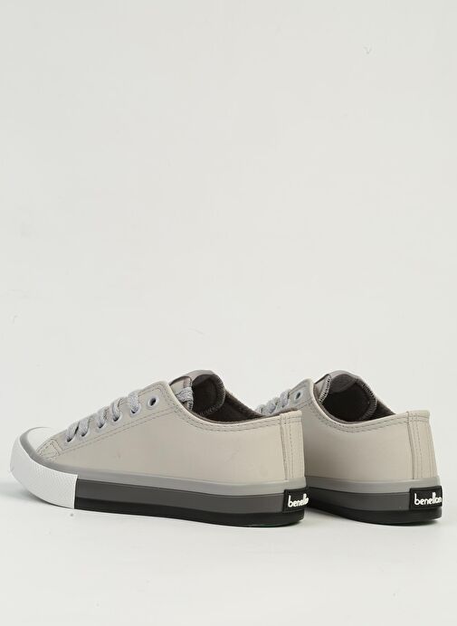 Benetton Gri Kadın Spor Ayakkabı BN-30725 - Görsel 4