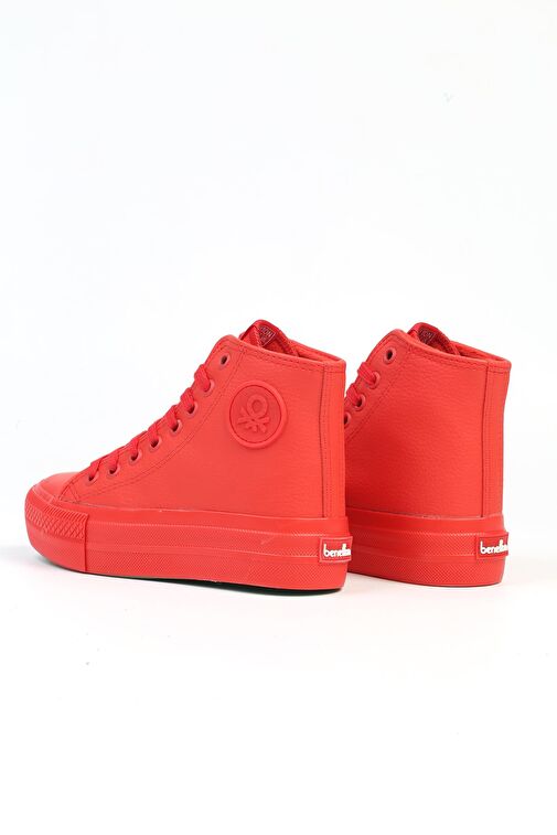 Benetton® | BN-31130 - 3114 Kirmizi - Kadın Spor Ayakkabı - Görsel 4